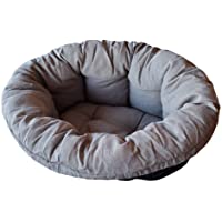 Ferplast Cojín para Cama de Perros y Gatos SOFÀ Cushion 4 Funda Acolchada para Cama de Animales Tipo Cesta de plástico…